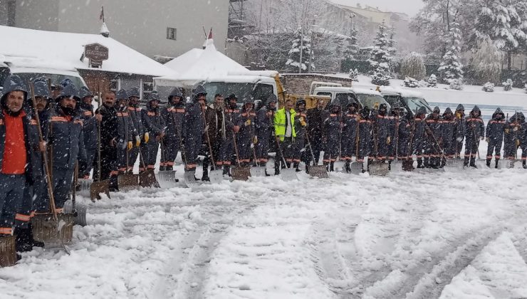 ERZURUM KAR TİMLERİ İŞ BAŞINDA