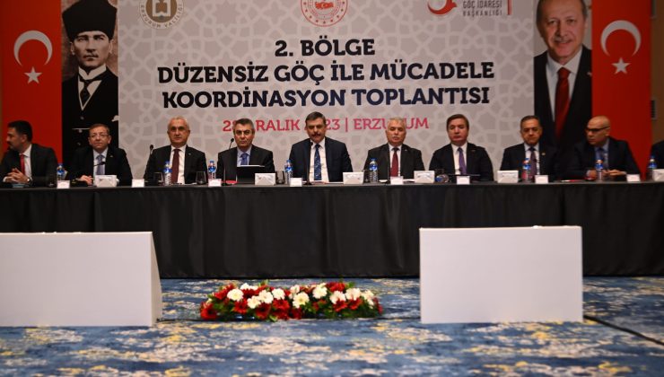 2.BÖLGE DÜZENSİZ GÖÇLE MÜCADELE KOORDİNASYON TOPLANTISI