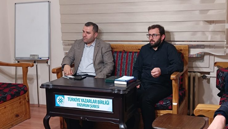 Erzurum TYB “Kültür Pınaırndan Damlalar” Serisi Devam Ediyor…