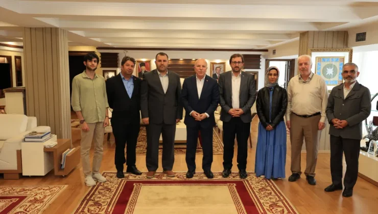 TYB Erzurum Şube Yönetiminden Başkan Sekmen’e teşekkür ziyareti