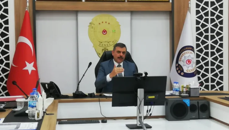 Erzurum İl Asayiş ve Güvenlik Toplantısı yapıldı