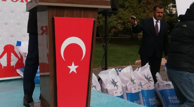 DAP İle “Erzurum’da Tarımsal Üretim Artıyor” Projesi Tohum Temini Töreni