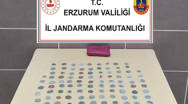 Tarihi Eser Kaçakçılarına Operasyon… 104 Bizans Sikkesi