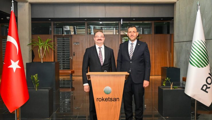 REKTÖR HACIMÜFTÜOĞLU, ROKETSAN GENEL MÜDÜRÜ İKİNCİ İLE BİR ARAYA GELDİ