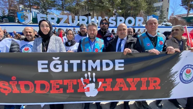 Erzurum da “Şiddete Karşı Tek Yürek”
