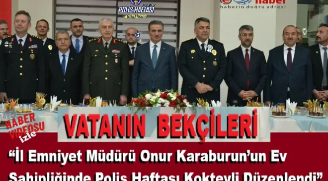 “Erzurum’da Polis Haftası Resepsiyonu Gerçekleştirildi”