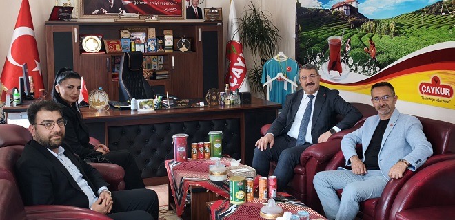 Gazeteciler Basın Birliği’nden ÇAYKUR Bölge Müdürü Yakup Öztürk’e Ziyaret