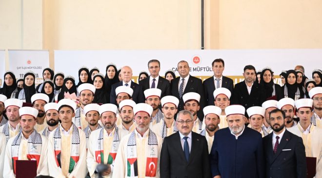 Çat’ta Hafızlık İcazet Merasimi Gerçekleştirildi