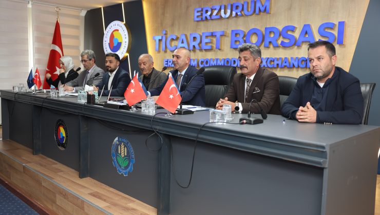Erzurum Ticaret Borsası’nda Yeni Dönemin Meclis Divanı Belli Oldu